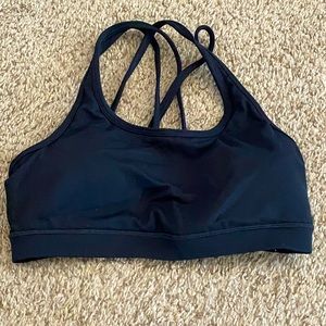 Medium Black Sports Bra